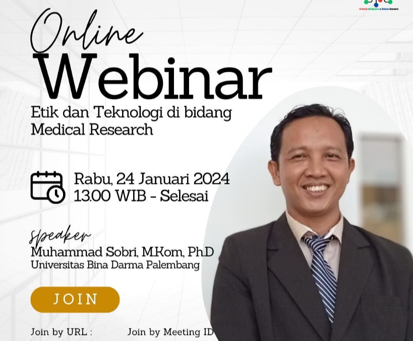 Webinar Online Etik dan Teknologi di Bidang Medical Research