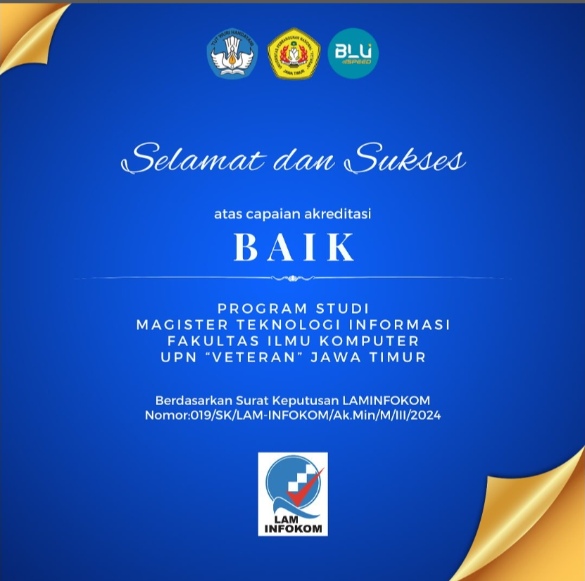 Selamat dan Sukses atas Terakreditasi BAIK untuk Program Studi Magister ...