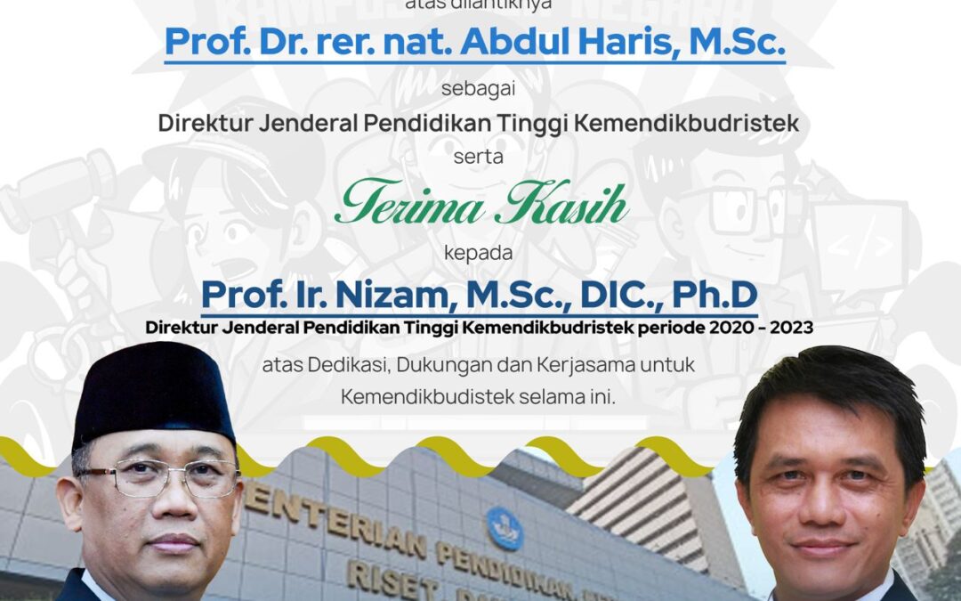 Selamat dan Sukses Prof. Dr.rer.nat. Abdul Haris, M.Sc