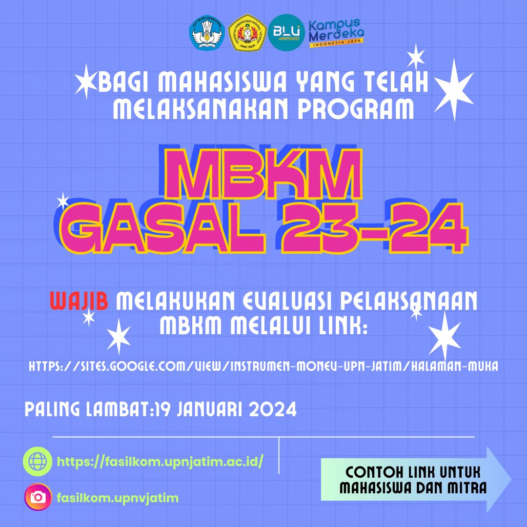 Evaluasi MBKM Semester Gasal TA.2023/2024