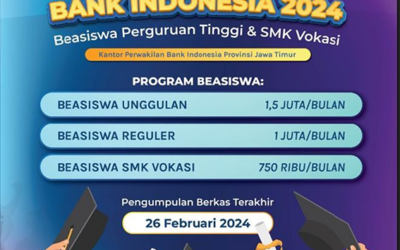 Pemberitahuan Beasiswa Bank Indonesia 2024