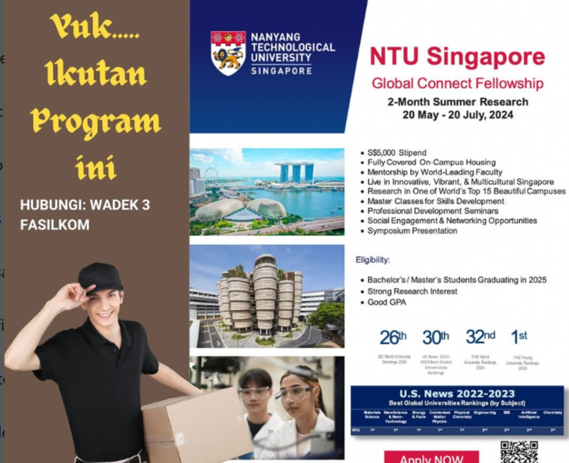 Peluang Beasiswa NTU Singapore