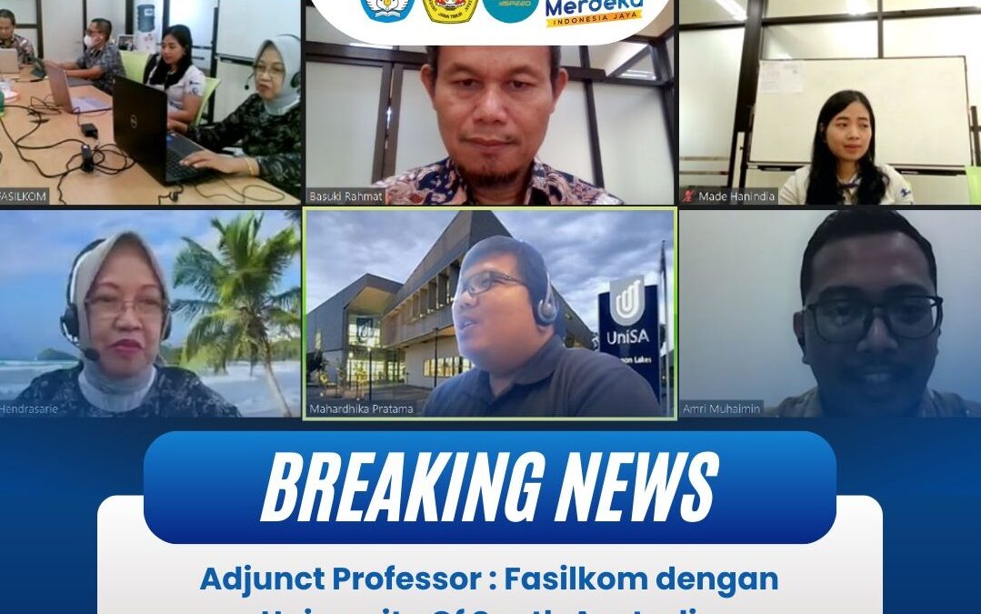 Adjunct Professor: Fasilkom dengan University of South Australia