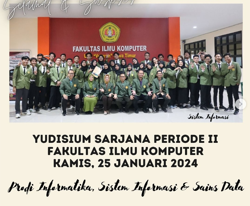 Yudisium Periode II Fasilkom