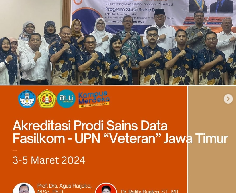 Akreditasi Program Studi Sains Data