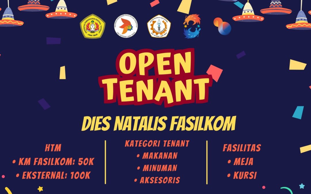 Open Tenant Bazar Dies Natalis FASILKOM 2024