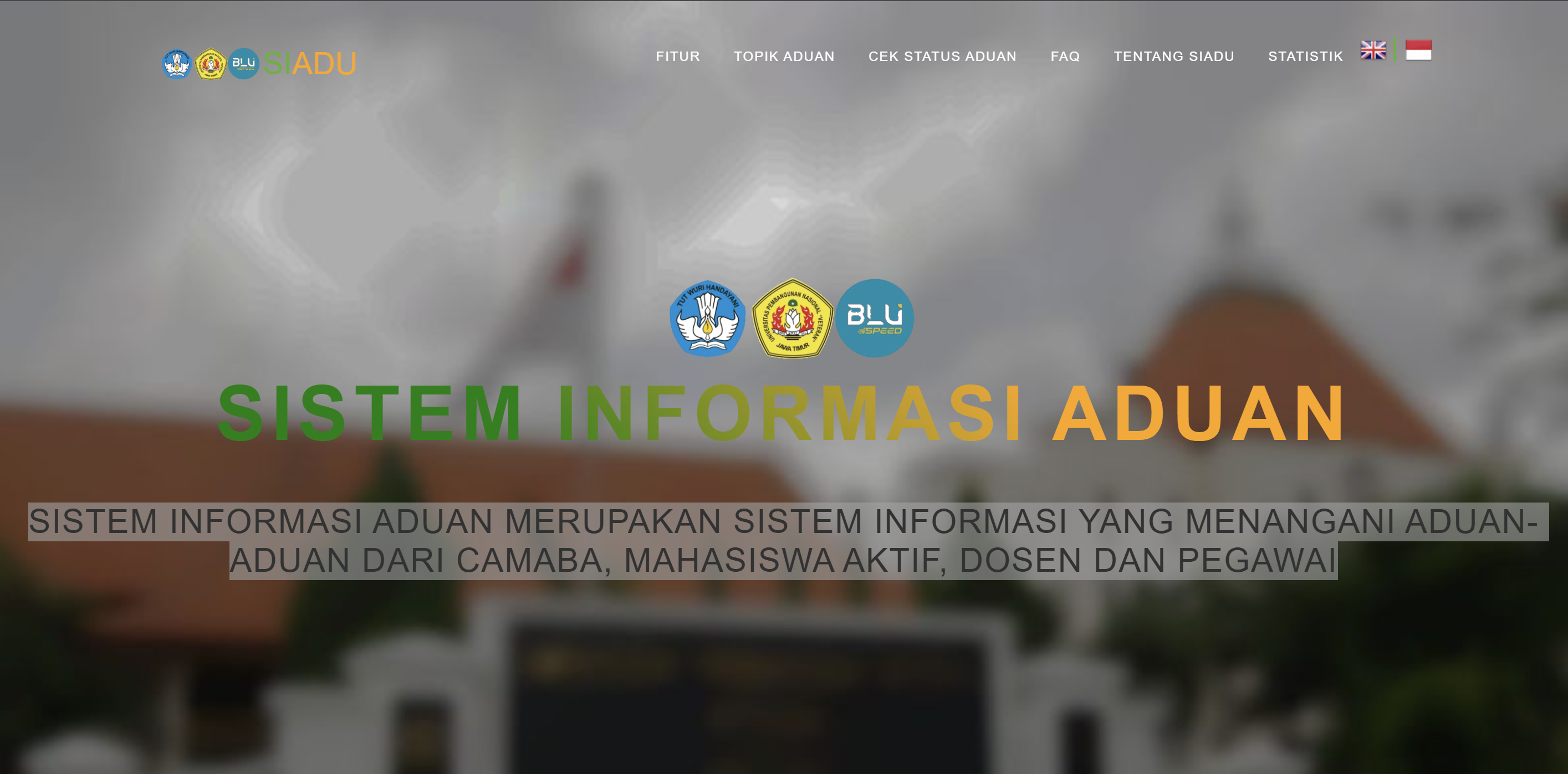 Sistem Informasi Aduan UPVNJT