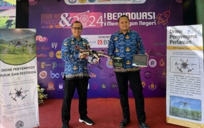 Inovasi Drone Penyemprot Ramaikan Pameran IBT Technopark