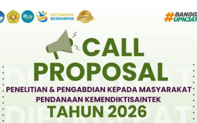 Call for Proposal: Penelitian & Pengabdian kepada Masyarakat Pendanaan Kemendikbudristek Tahun 2026