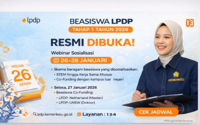 LPDP Umumkan Pembukaan Beasiswa Tahap 1 Tahun 2026