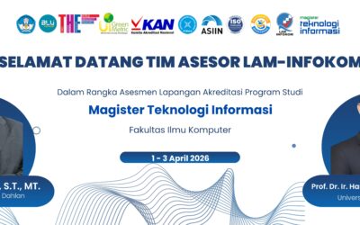 Selamat Datang! Fakultas Ilmu Komputer Sambut Tim Asesor LAM-Infokom dalam Asesmen Lapangan Akreditasi Program Studi Magister Teknologi Informasi