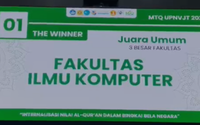 Selamat! Fasikom Berhasil Raih Juara Umum I MTQ Internal UPN “Veteran” Jawa Timur