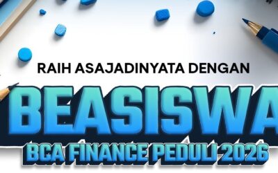 PENDAFTARAN BEASISWA BCA FINANCE PEDULI 2026 DIBUKA !!