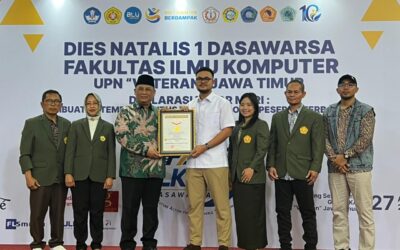 Fasilkom UPN “Veteran” Jatim Raih Rekor MURI di Dies Natalis ke-10 Lewat 1.109 Templat Website