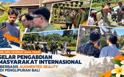 FIK UPN Veteran Jawa Timur Gelar Pengabdian Masyarakat Internasional Berbasis Augmented Reality di Penglipuran Bali