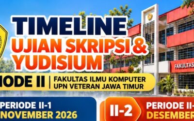 Fasilkom UPNVJT Resmi Rilis Linimasa Ujian Skripsi dan Yudisium Periode II Tahun 2026